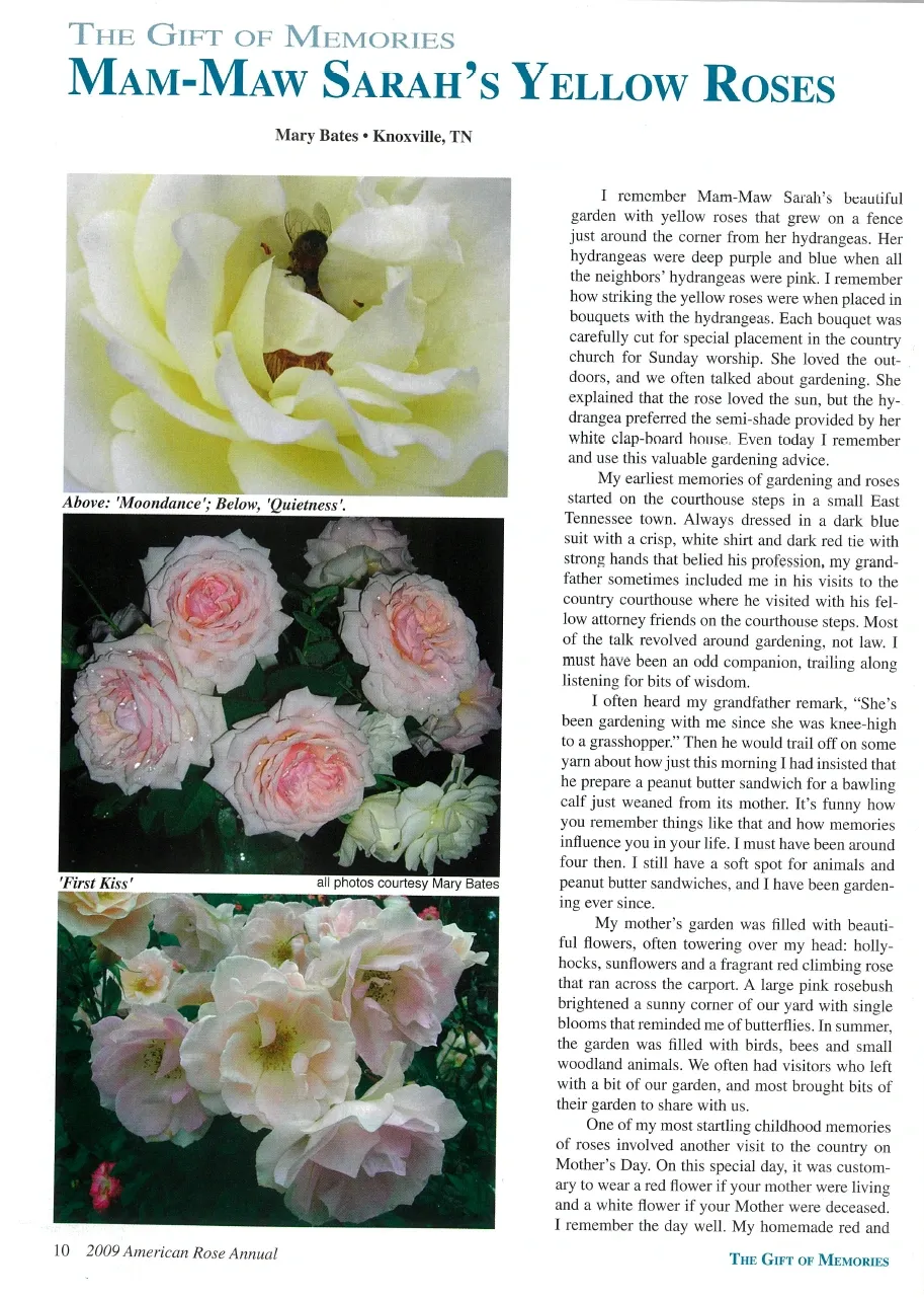 2009 American Rose Annual — page 1